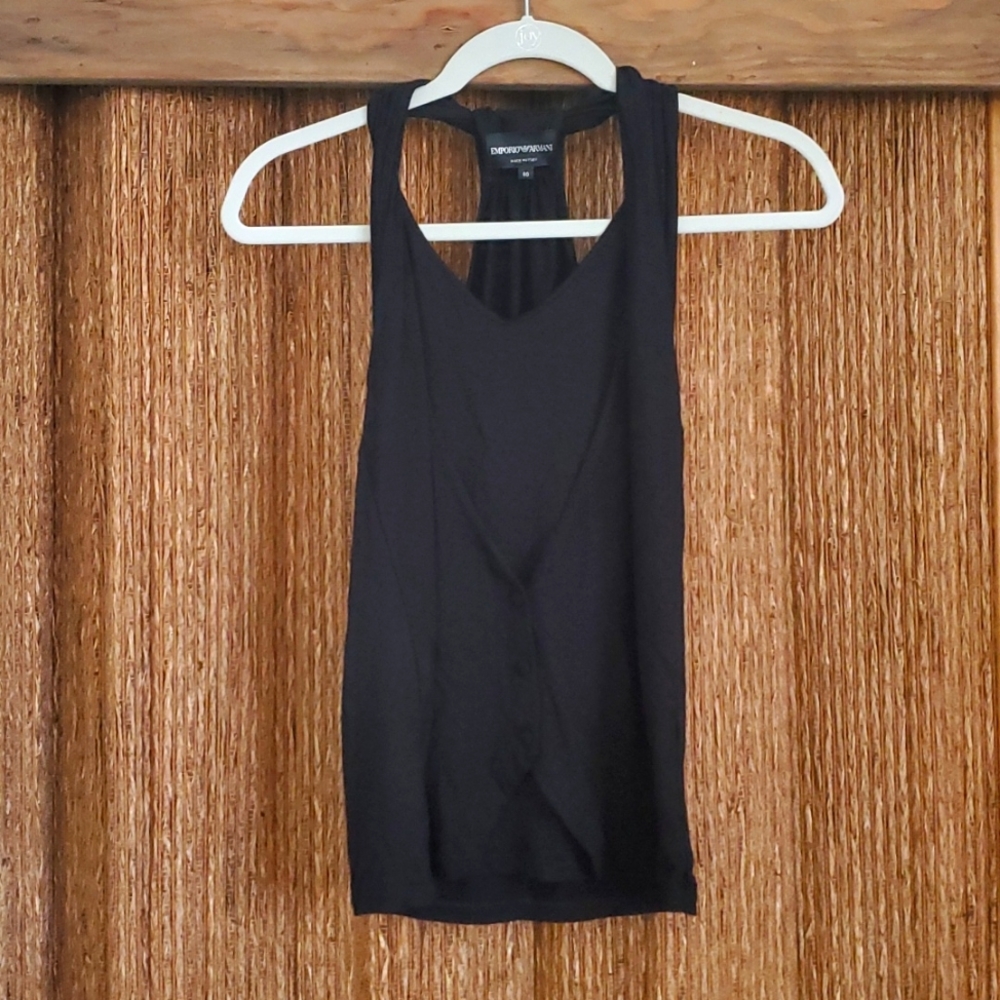 Emporio Armani tank top with design in the front